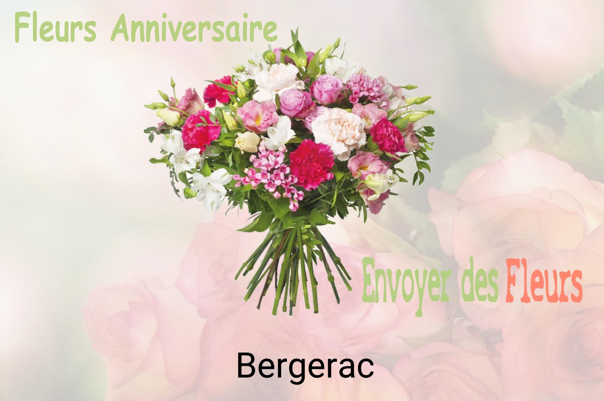 Bouquet de fleurs d’anniversaire livré à Bergerac