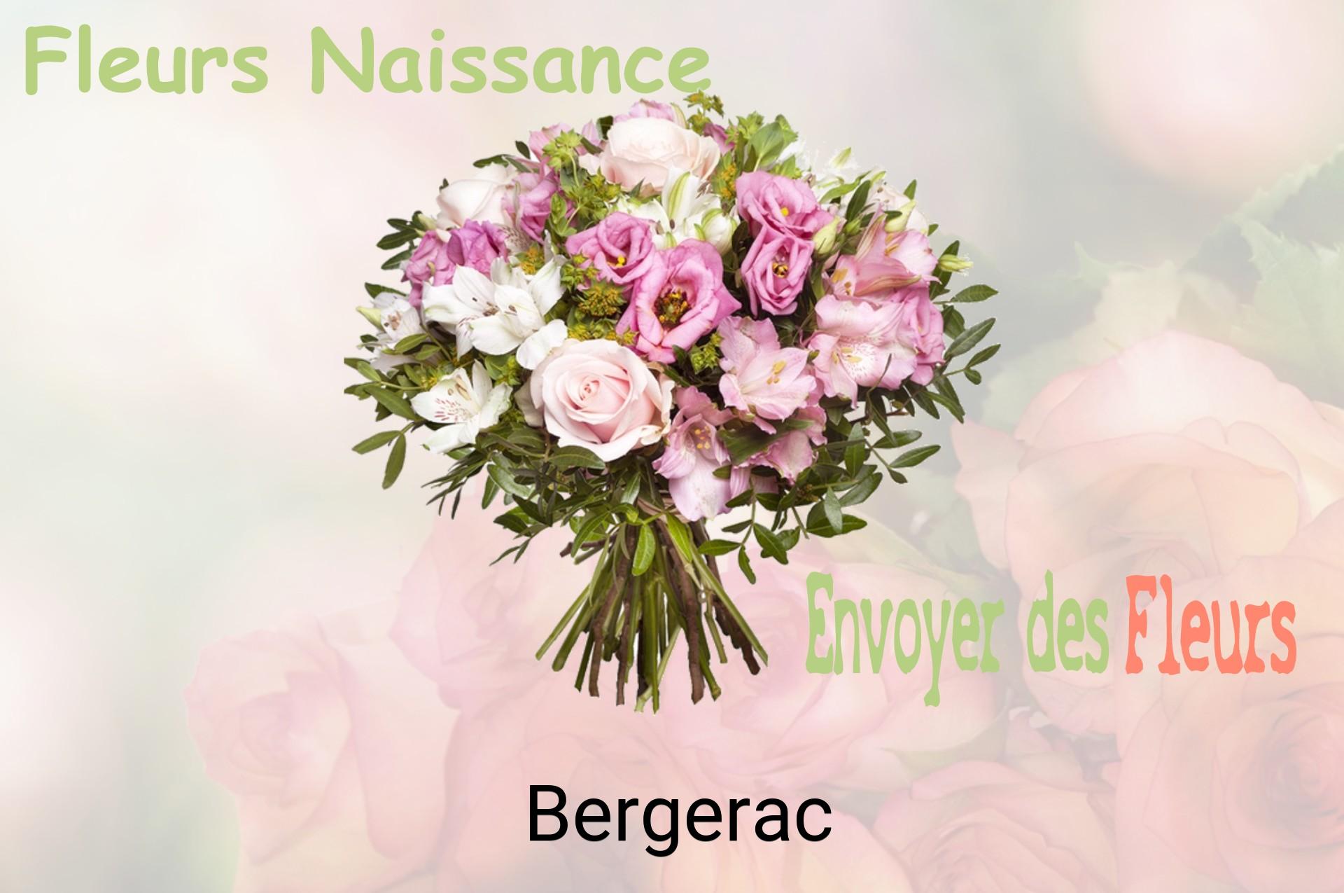 Bouquet de fleurs de naissance livré à Bergerac